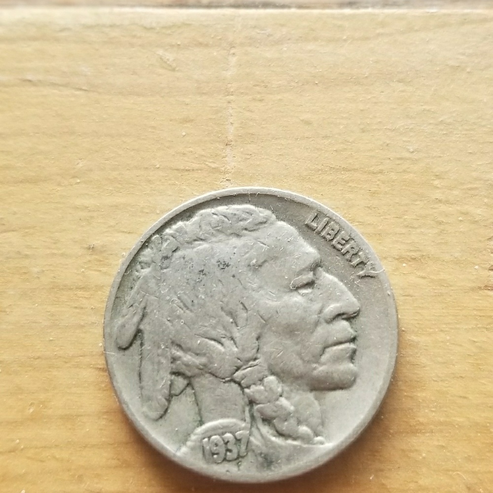 1937 buffalo nickle, good condition